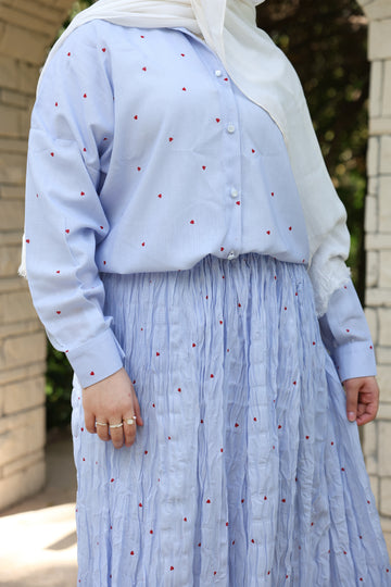 Blue chemise